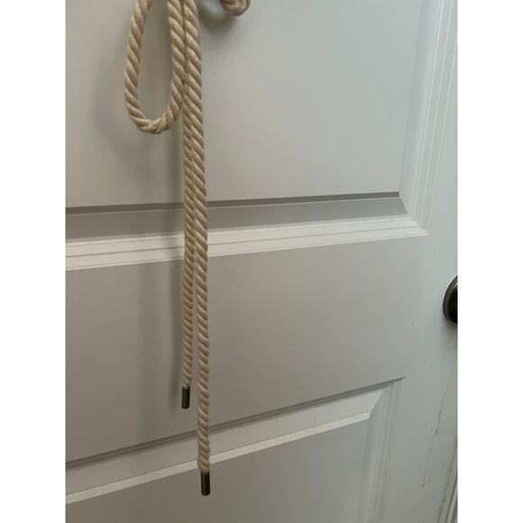 Ricki Brazil Bamboo Rope Tie Bikini Top Brown S Sexy Club Wear Resort Knit Party - Picture 10 of 10